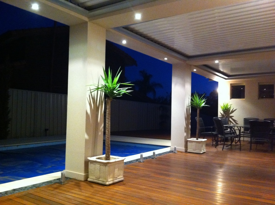 Flagstaff Hill Outoor Renovation - Openable Louvred Roof over Living Area next to Pool