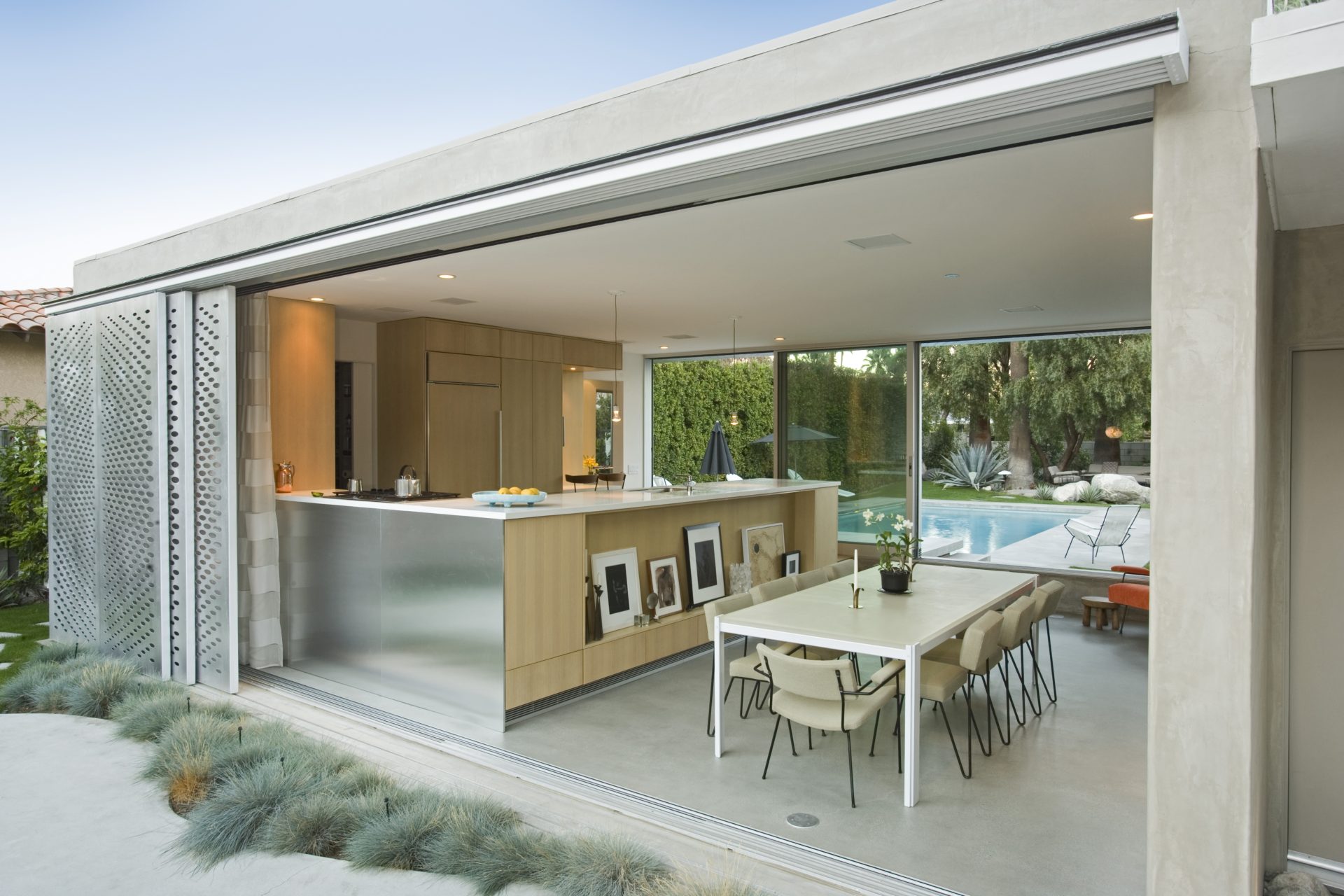 outdoor kitchen and pool adelaide